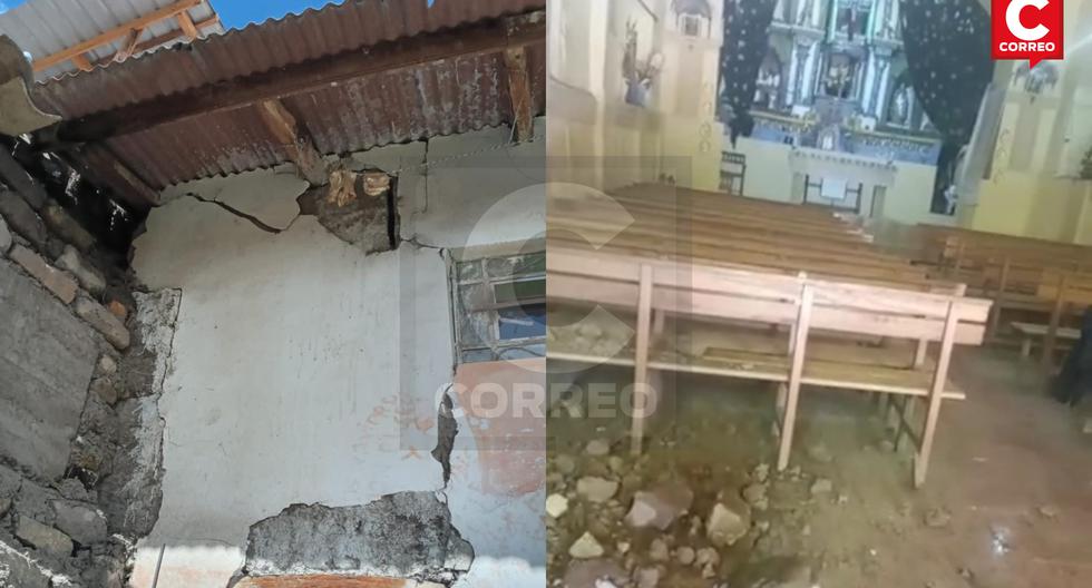 Huancayo: Earthquake leaves uninhabitable church and several houses affected by lightning in Huasicancha (VIDEO) |  EDITION
