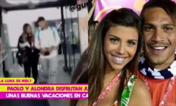Paolo Guerrero y Alondra García Miró son 'ampayados’ viajaron a Cancún