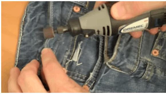 YouTube: Estos son los trucos que utilizan para envejecer los jeans (VIDEO)