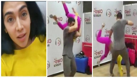 Vania Bludau sufrió aparatosa caída cuando ensayaba para 'Reinas del show' (VIDEO)