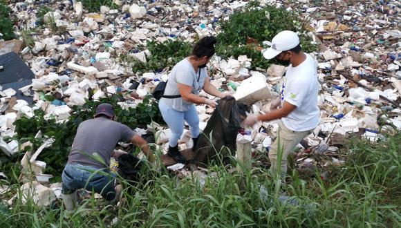 Irresponsables pobladores han convertido a la quebrada en un basural (Foto: Municipalidad de Coronel Portillo)