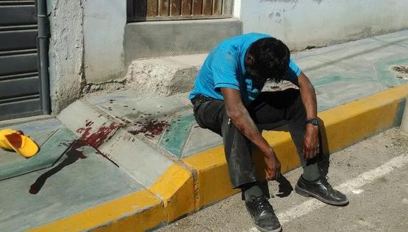 Moquegua: Hallan ensangrentado a varon en la vía pública