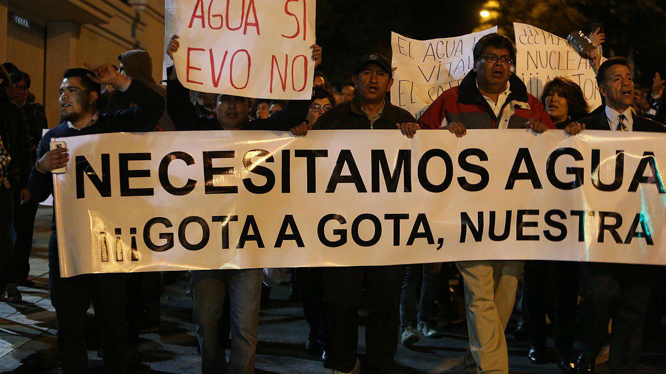 Evo Morales admite que sequía en Bolivia es "como un terremoto"