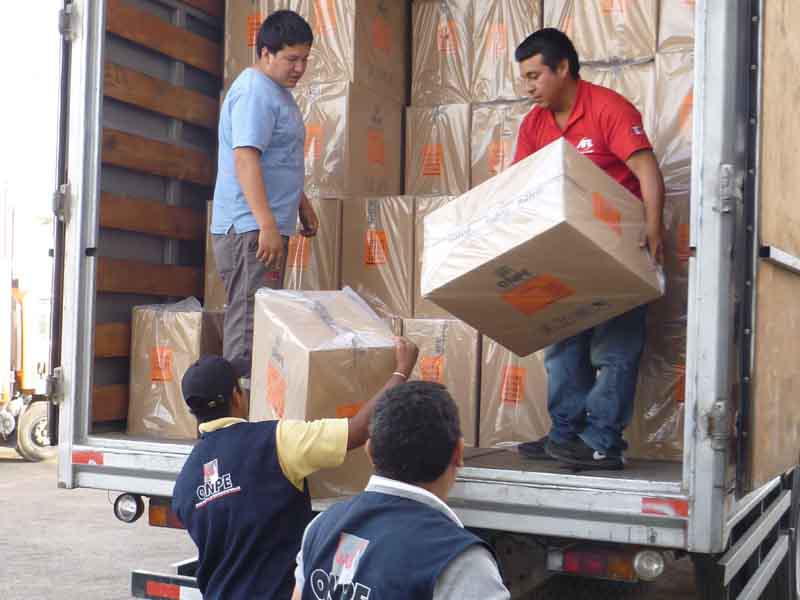 ​Material electoral llega a la ODPE ICA 