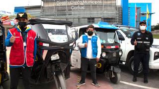 700 mototaxistas y 200 emolienteros de Comas se unen a la lucha contra la delincuencia