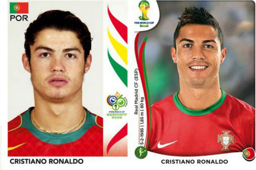 Brasil 2014: Este es el antes y el después de las figuras del álbum del Mundial (FOTOS)