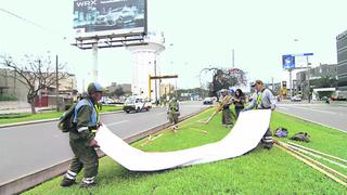 Retiran 650 paneles electorales en Miraflores