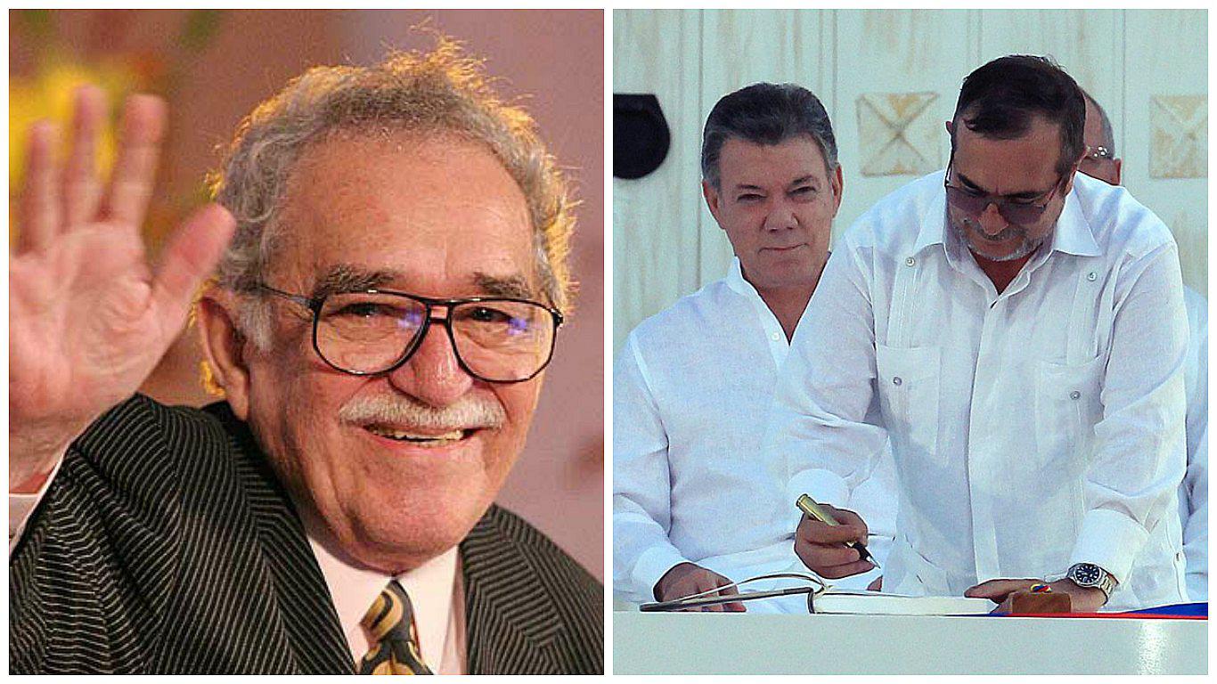 Las veces que Gabo estuvo presente en la firma de paz de Colombia con las FARC
