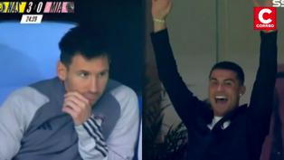 Cristiano Ronaldo celebra goleada de Al Nassr (3-0) al Inter de Miami de Messi (VIDEO)