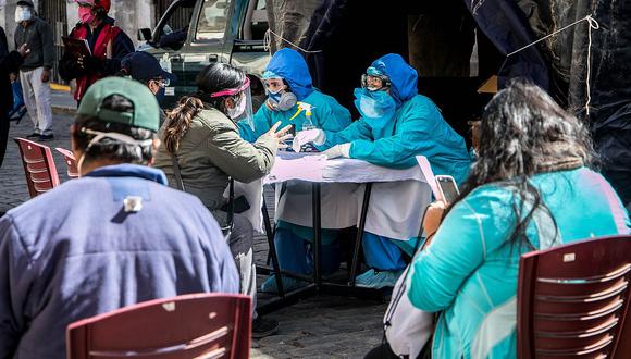 Pruebas rápidas simultáneas en 3 distritos con más casos de coronavirus en Arequipa