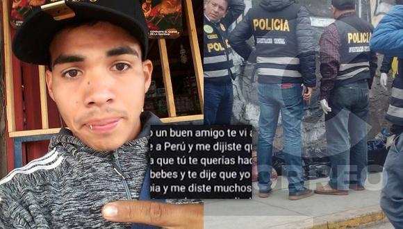 Venezolana envía mensaje a peruano descuartizado: "Estabas enamorándome, pero siempre te vi como un amigo"