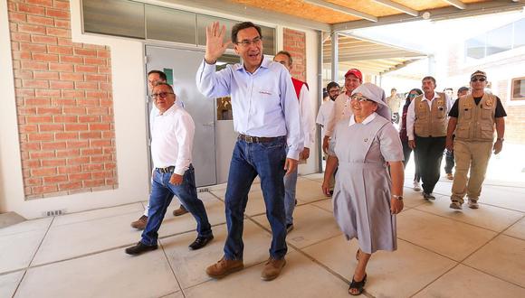 El presidente Vizcarra inaugura centro de salud en Piura