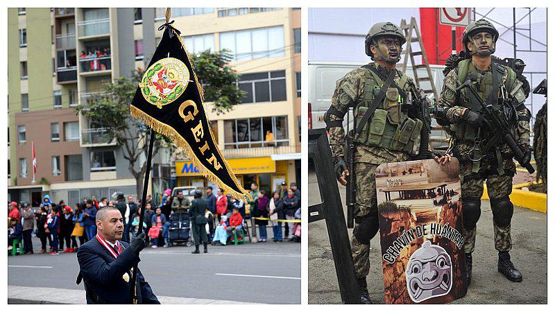 Parada Militar: Comandos Chavín de Huántar y GEIN llamaron la atención del público (FOTOS)