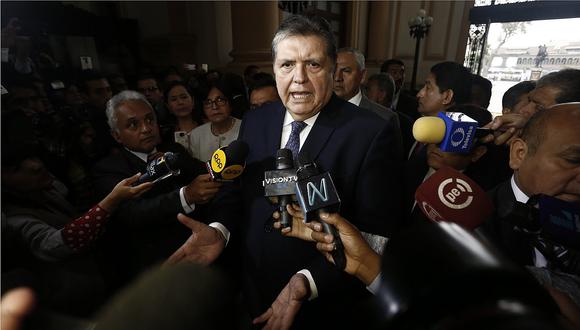 Ricardo Pinedo: "Alan García está en la casa de su hija; no pedirá asilo en otra embajada"