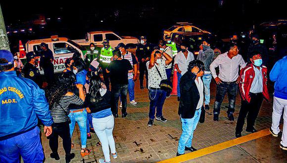 Intervienen a 100 personas en dos fiestas en Trujillo