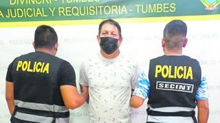 Tumbes: Capturan a presunto cabecilla de “Los Pollos”