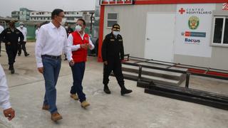 Martín Vizcarra inspecciona hospital de la Policía en el día 70 del estado de emergencia