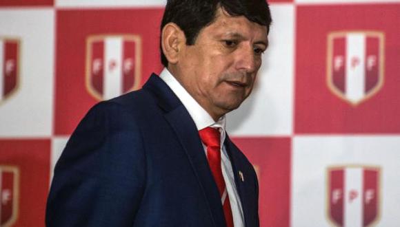 Agustín Lozano brindó una conferencia de prensa y habló acerca del fútbol peruano. Foto: Archivo GEC.