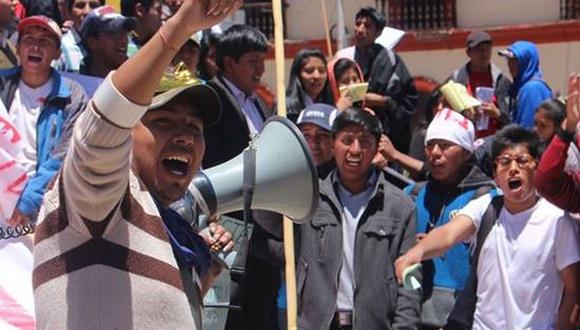 Universitarios de Puno piden derogar “Ley Pulpín”