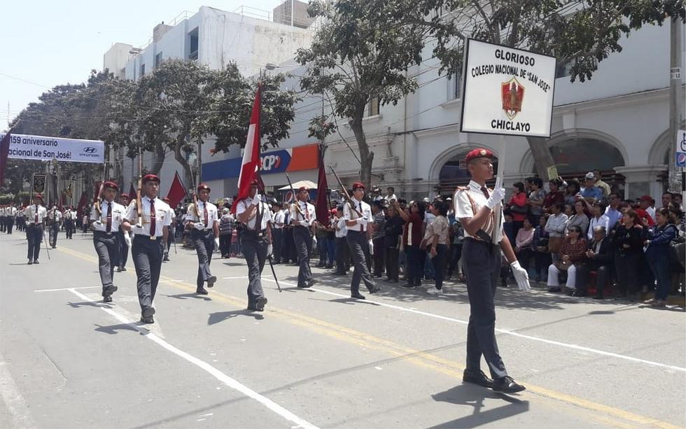 Chiclayo: Emblemático colegio San José celebra sus 159 años con desfile (FOTOS y VIDEO)