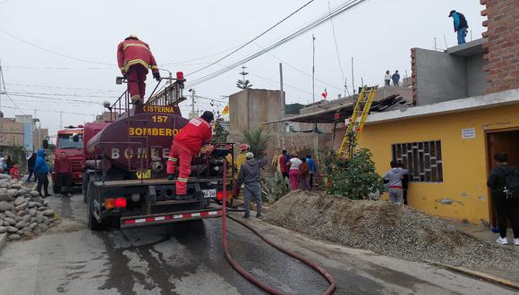 Pisco: Salvan de morir a anciana de voraz incendio
