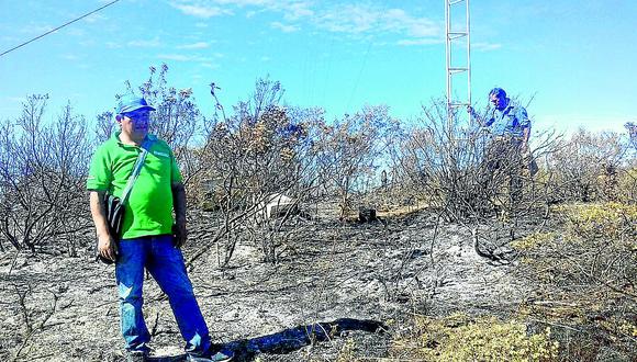 Incendio forestal deja más de 100 hectáreas perdidas