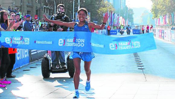 Inés Melchor conquista maraton de Chile con nueva marca