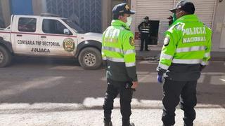 Policía resultó herido tras accidente en Juliaca