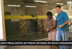 Brasil: detienen a mujer que fingió tener coronavirus 