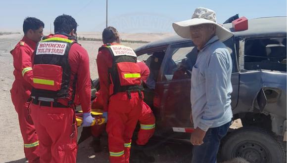 Heridos fueron evacuados por miembros de la VIII Comandancia Departamental de Tacna. (Difusión)