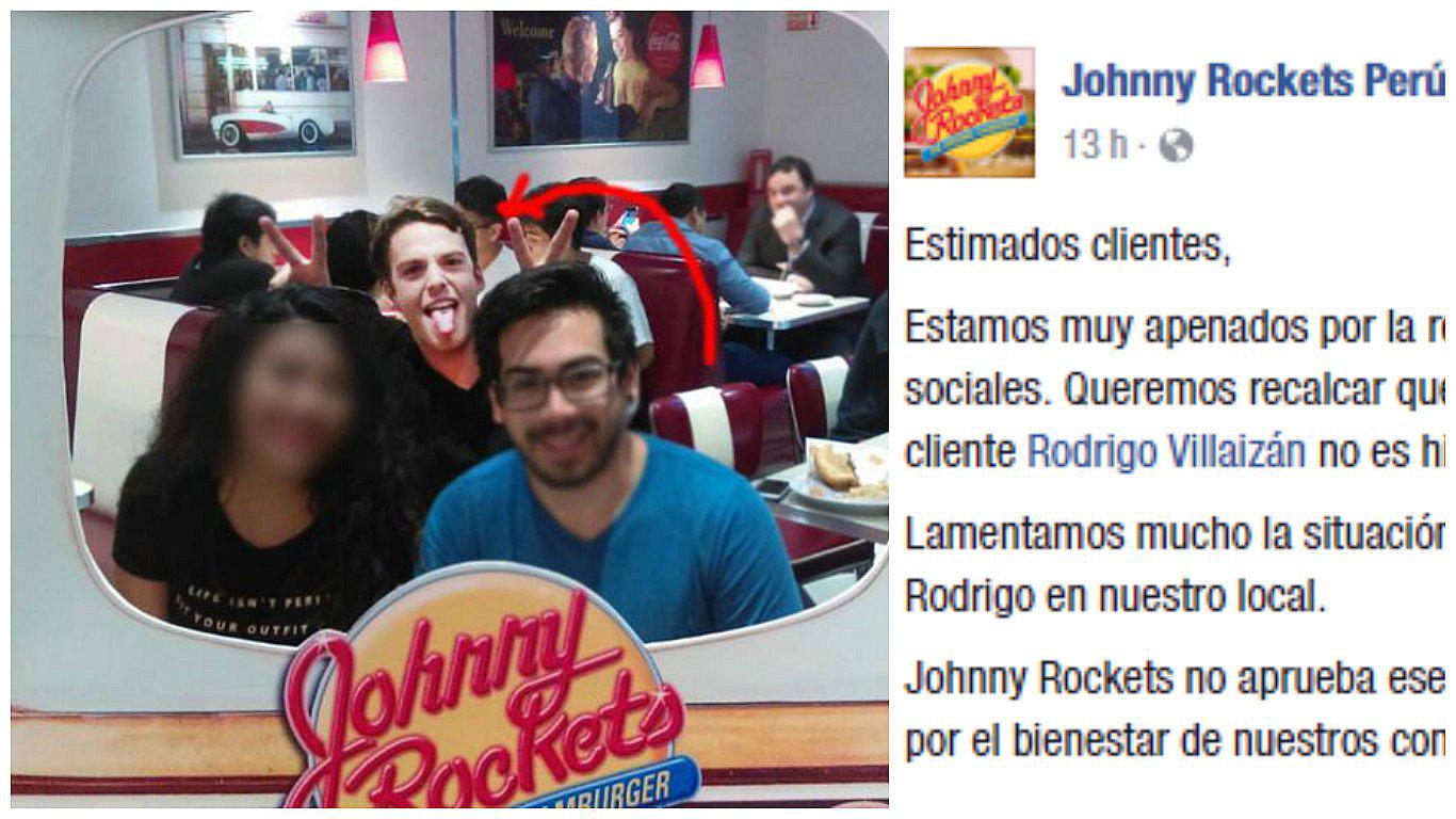 Facebook: escándalo originó que la cadena Johnny Rockets se disculpe con peruano (FOTOS)
