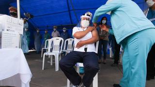 Más del 60% de vacunas contra el COVID-19 del primer lote ya fue aplicado a profesionales de salud en Cusco