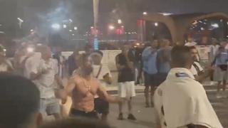 Argentinos y mexicanos protagonizan una pelea en las calles de Qatar (VIDEO)