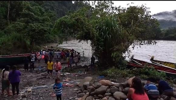 Canoa se voltea, uno murió y 18 tripulantes están desparecidos en San Gabán