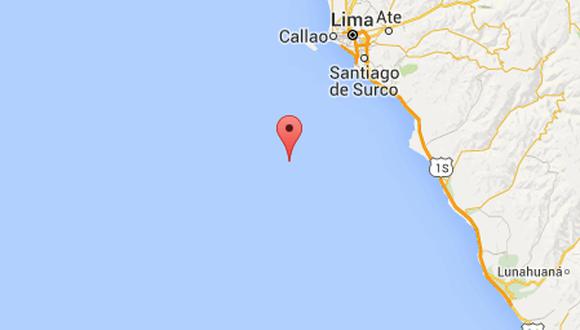 Sismo de 4.1 grados se registró esta madrugada en el Callao