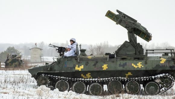 Según Estados Unidos, Rusia atacaría Ucrania la próxima semana. (Foto:  Sergey BOBOK / AFP)