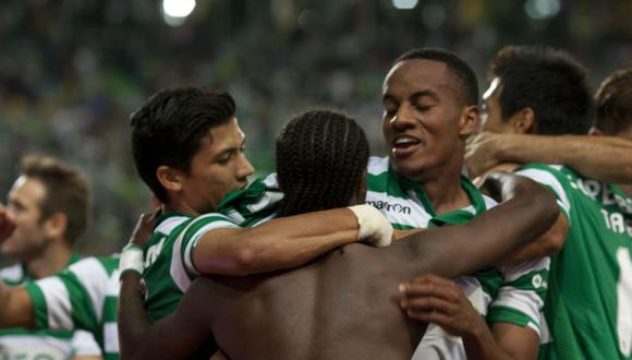 André Carrillo dio gran asistencia en triunfo del Sporting Lisboa