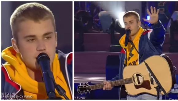 Justin Bieber rompió en llanto en concierto por las víctimas de ataque en Manchester [VIDEO]
