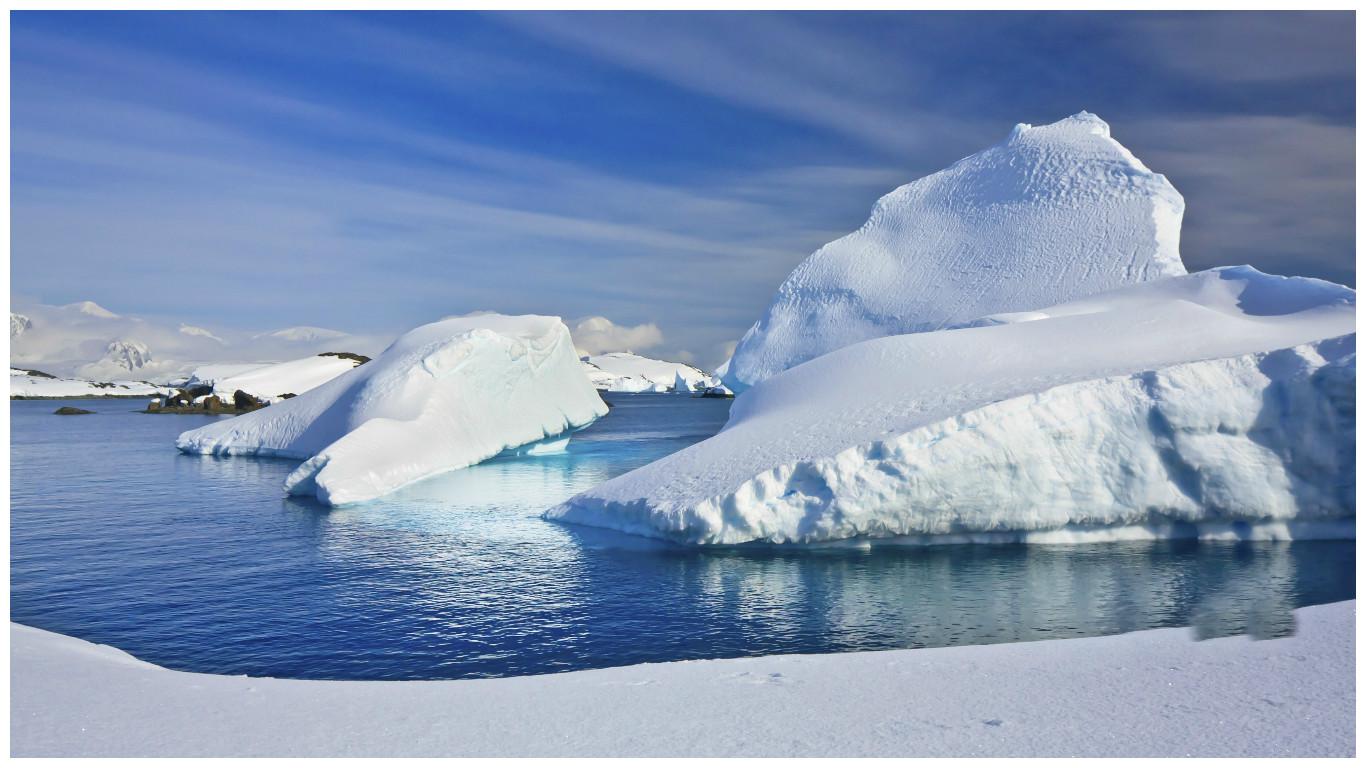 Calculan el hielo flotante que pueden perder las plataformas antárticas
