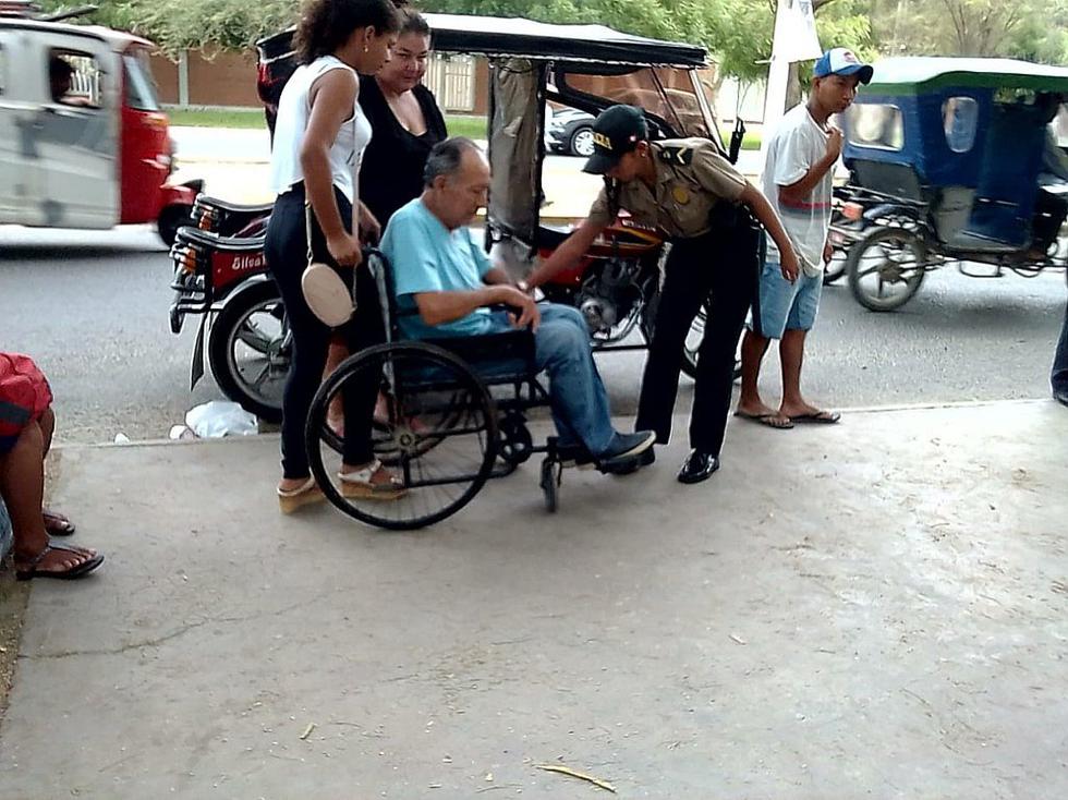 Piura: Personas con discapacidad y adultos mayores acuden a emitir su voto