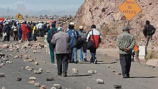Ica: Policía desbloqueó vía tomada por protestantes contra empresa minera Nexa