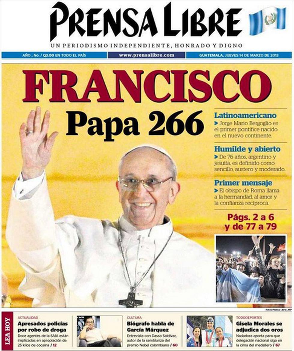(FOTOS) Papa Francisco: Así informaron diarios de América