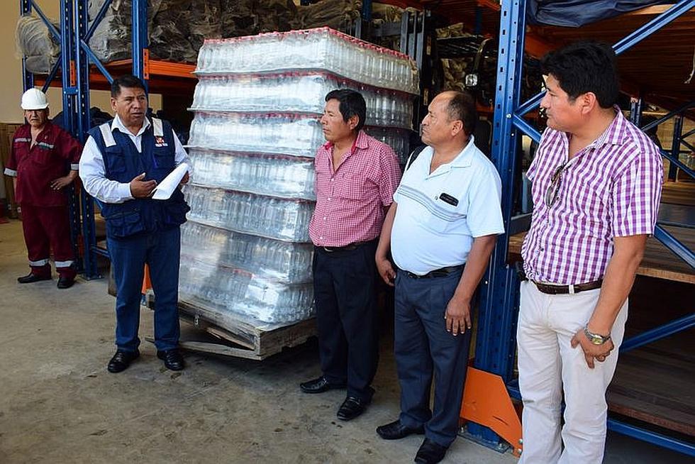 GRT distribuye 120 mil botellas de agua a distritos de Tacna