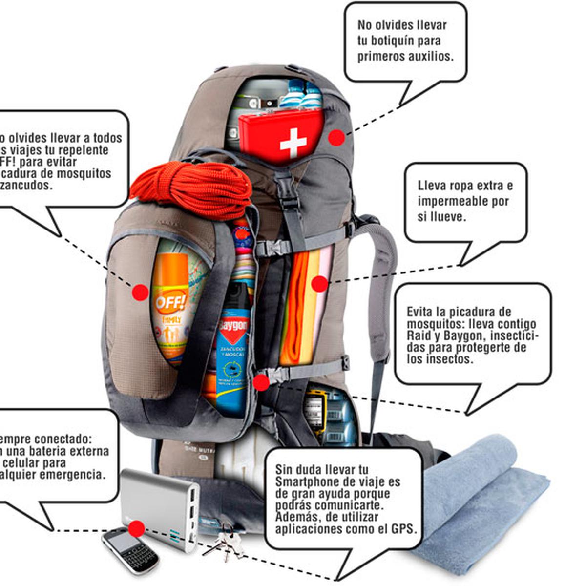Qué llevar y cómo preparar la mochila de viaje - POST DEFINITIVO
