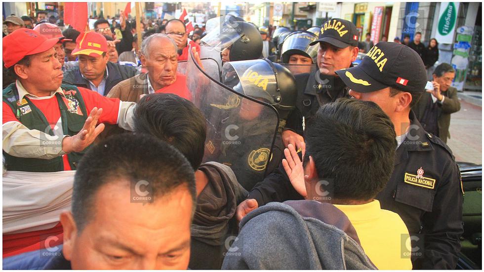 Huancayo marcha contra la corrupción (VIDEO)