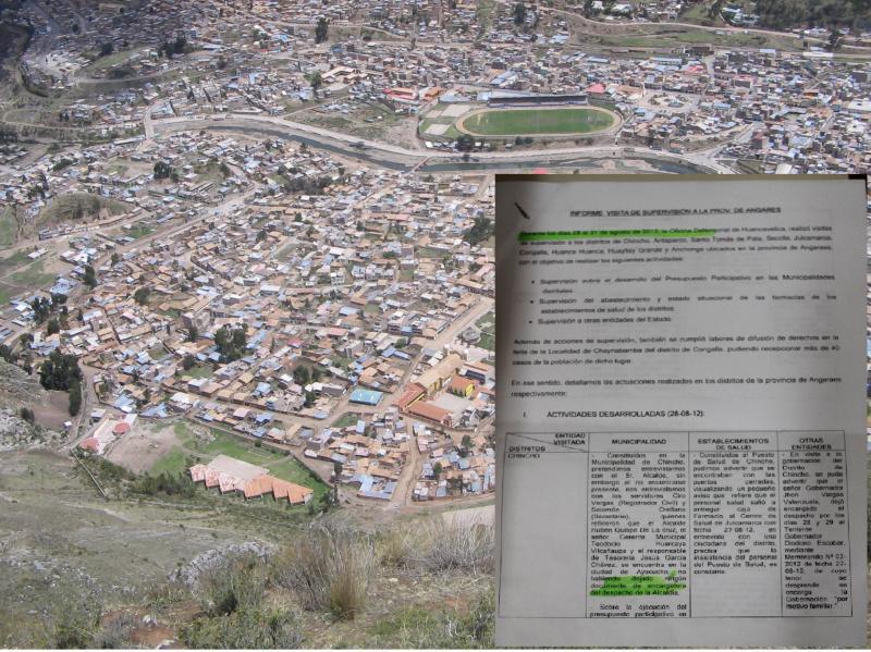 Observan a dos redes educativas en Angaraes