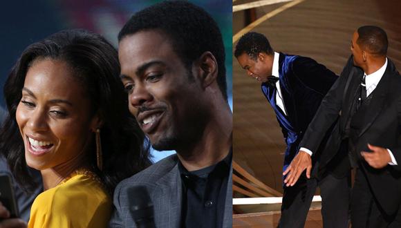 ¿Will Smith le pegó a Chris Rock en la gala de los Oscar porque en el pasado tuvo un affaire con Jada Pinkett Smith? (Foto: AFP)