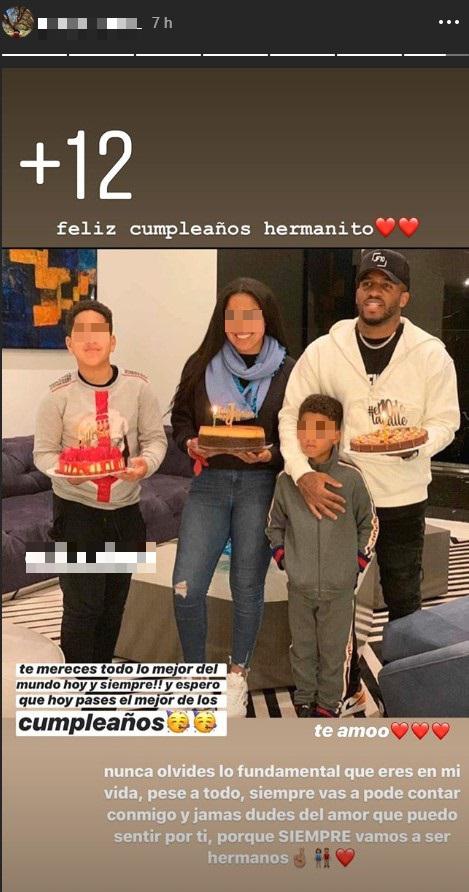 Hija de Jefferson Farfán saluda a su hermano menor en el día de su cumpleaños. (Foto: Captura Instagram)
