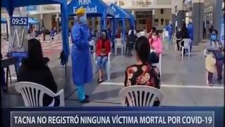 Tacna no registra fallecidos por COVID-19 luego de meses en medio de exitosa campaña de vacunación