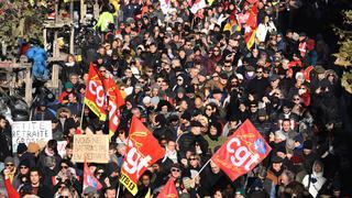 Protestas masivas en Francia contra la reforma de las pensiones